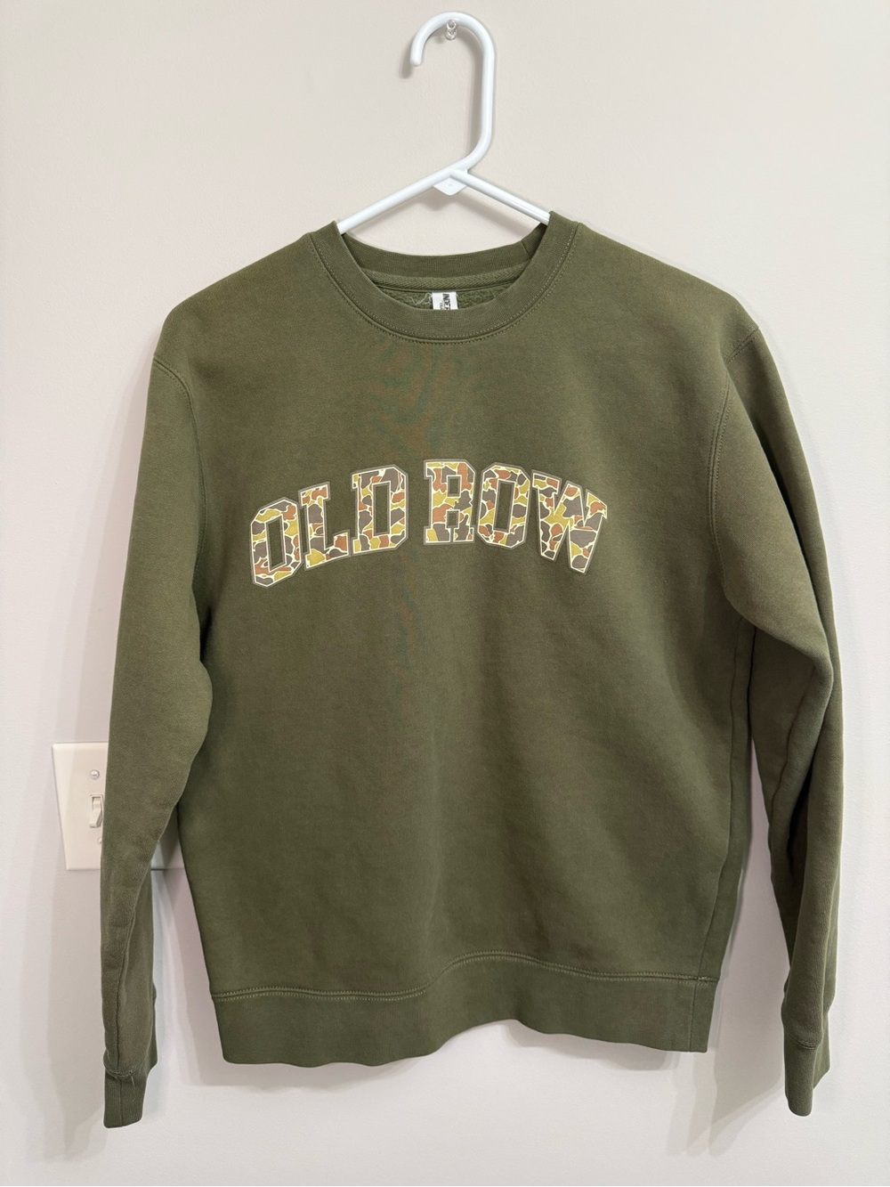 Old Row Olive Crewneck Sweatshirt